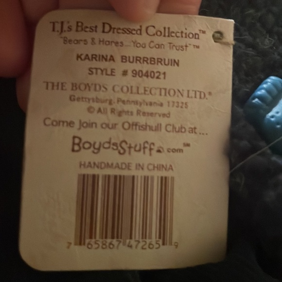 Boyd’s Bears 1992 Karina Burrbruin - Picture 2 of 2